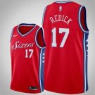 Philadelphia 76ers #17 J.J. Redick Redtatement  Jersey