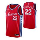 Philadelphia 76ers #22 Malachi Richardson Redtatement  Jersey