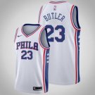 Philadelphia 76ers #23 Jimmy Butler White basketball  Jerseytitched
