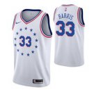 Philadelphia 76ers #33 Tobias Harris White Earned Jersey