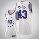 Philadelphia 76ers #43 Jonah Bolden Gray Earned  Jersey