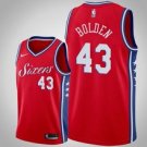 Philadelphia 76ers #43 Jonah Bolden Redtatement  Jersey