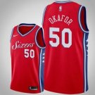 Philadelphia 76ers #50 Emeka Okafor Redtatement  Jersey