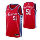 Philadelphia 76ers #51 Boban Marjanovic Redtatement  Jersey