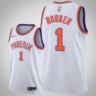 Phoenixuns #1 Devin Booker White Jersey Classic