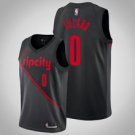 Portland Trail Blazers #0 Damian Lillard BlackCity Jersey