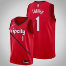 Portland Trail Blazers #1 Evan Turner Red Earned  Jersey