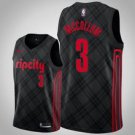 Portland Trail Blazers #3 C.J. McCollum Black Jersey City