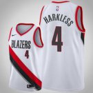 Portland Trail Blazers #4 Maurice Harkless White Jersey