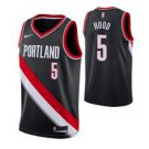 Portland Trail Blazers #5 Rodney Hood Black Icon  Jersey