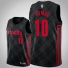 Portland Trail Blazers #10 Jake Layman Black Jersey City