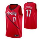 Portland Trail Blazers #17kal Labissiere Red Earned  Jersey