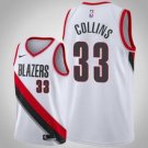 Portland Trail Blazers #33 Zach Collins White Jersey