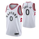 Toronto Raptors #0 Terence Davis Jr. White Jersey
