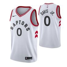 Toronto Raptors #0 Terence Davis Jr. White Jersey
