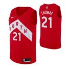 Toronto Raptors #21 Matt Thomas RedEarned Jersey