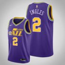Utah Jazz #2 Joe Ingles Purple Classics basketball  Jerseytitched