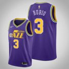 Utah Jazz #3 Ricky Rubio Purple Classics basketball  Jerseytitched