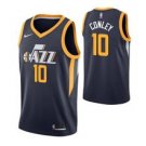 Utah Jazz #10 Mike Conley Navy Icon  Jersey
