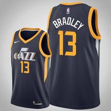 Utah Jazz #13 Tony Bradley Navy Icon  Jersey