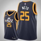Utah Jazz #25 Raul Neto Navy Icon  Jersey