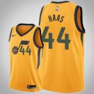 Utah Jazz #44 Isaac Haas Goldtatementbasketball  Jersey