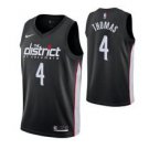 Washington Wizards #4 Isaiah Thomas Black  Jersey City