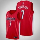 Washington Wizards #7 Devin Robinson Red Earned Jersey