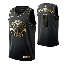 Washington Wizards #8 Rui Hachimura Black Golden Jersey