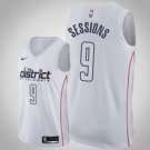 Washington Wizards #9 Ramonessions White  Jersey City