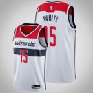 Washington Wizards #15 Okaro White White Association Jersey