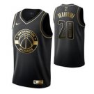 Washington Wizards #28 Ian Mahinmi Black Golden Jersey