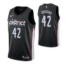 Washington Wizards #42 Davis Bertans Black  Jersey City