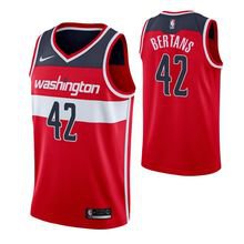 Washington Wizards #42 Davis Bertans Red Icon  Jersey