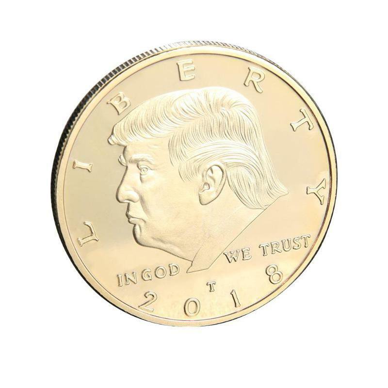 Donald Trump Challenge Coin 2018 Gold Plated Collectors Edition Series President
