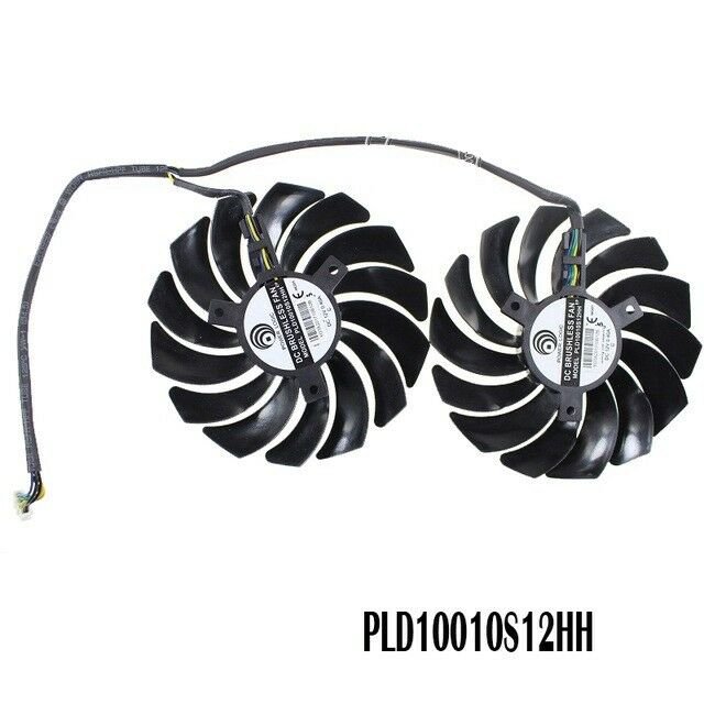 Cooler fans FOR MSI GTX1080Ti 1080 1070 1060 RX470 480 570 580 2pcs/lot 4PIN GPU