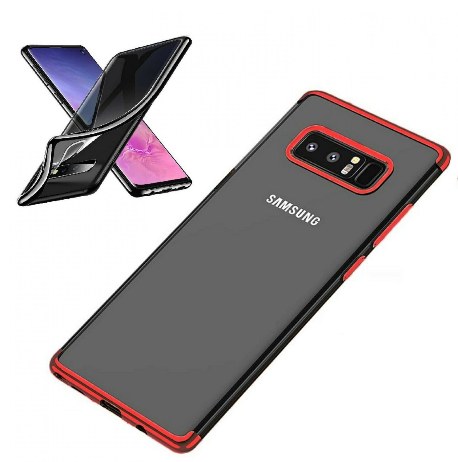 For Galaxy S10 Plus 10e Clear Transparent Case Shock Absorption TPU Soft Cover