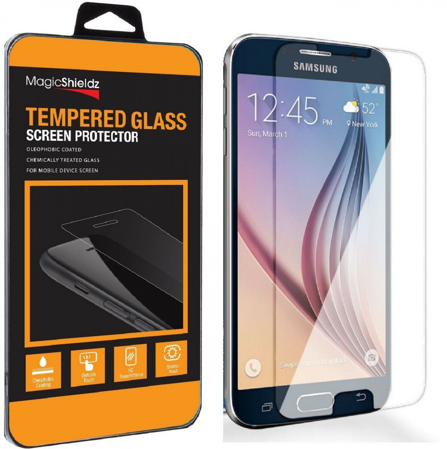 Premium Gorilla Tempered Glass Film Screen Protector for Samsung Galaxy S5