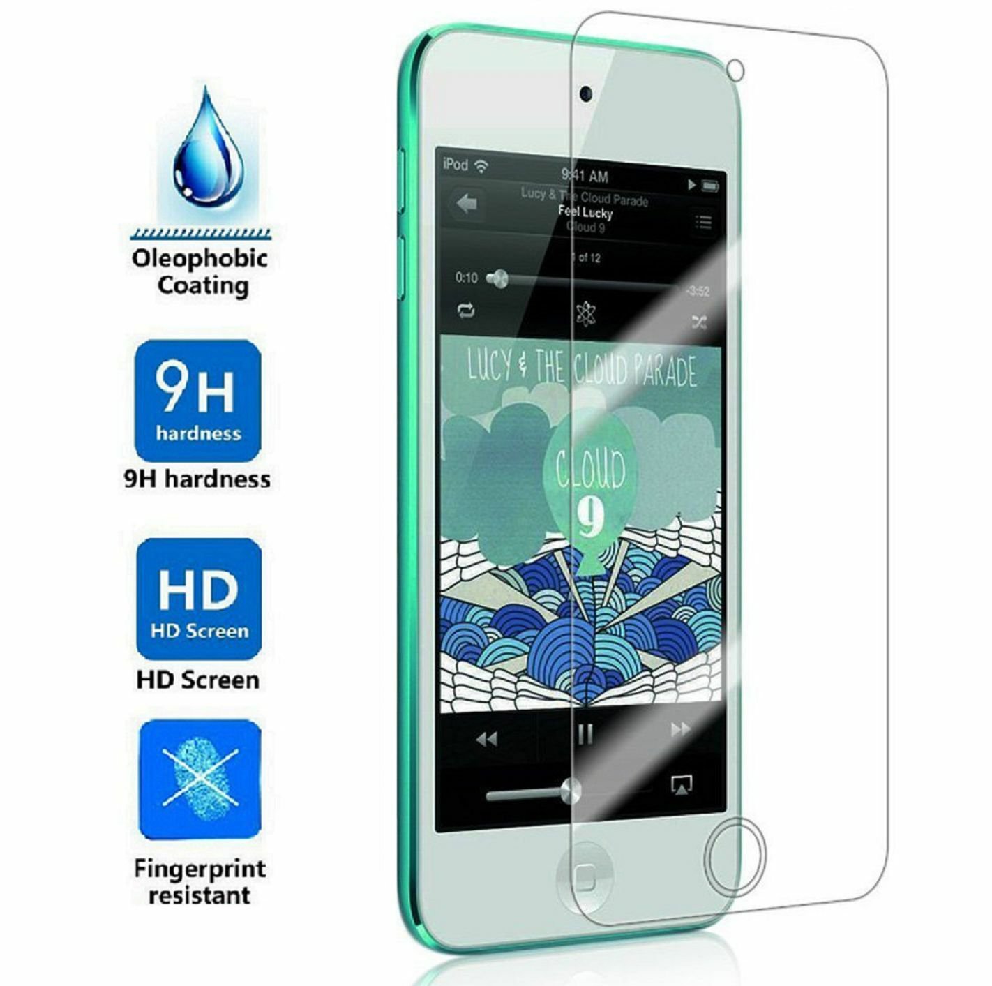 Tempered Glass Screen Film Protector For Apple iPod Touch 5 5G 5th Generation