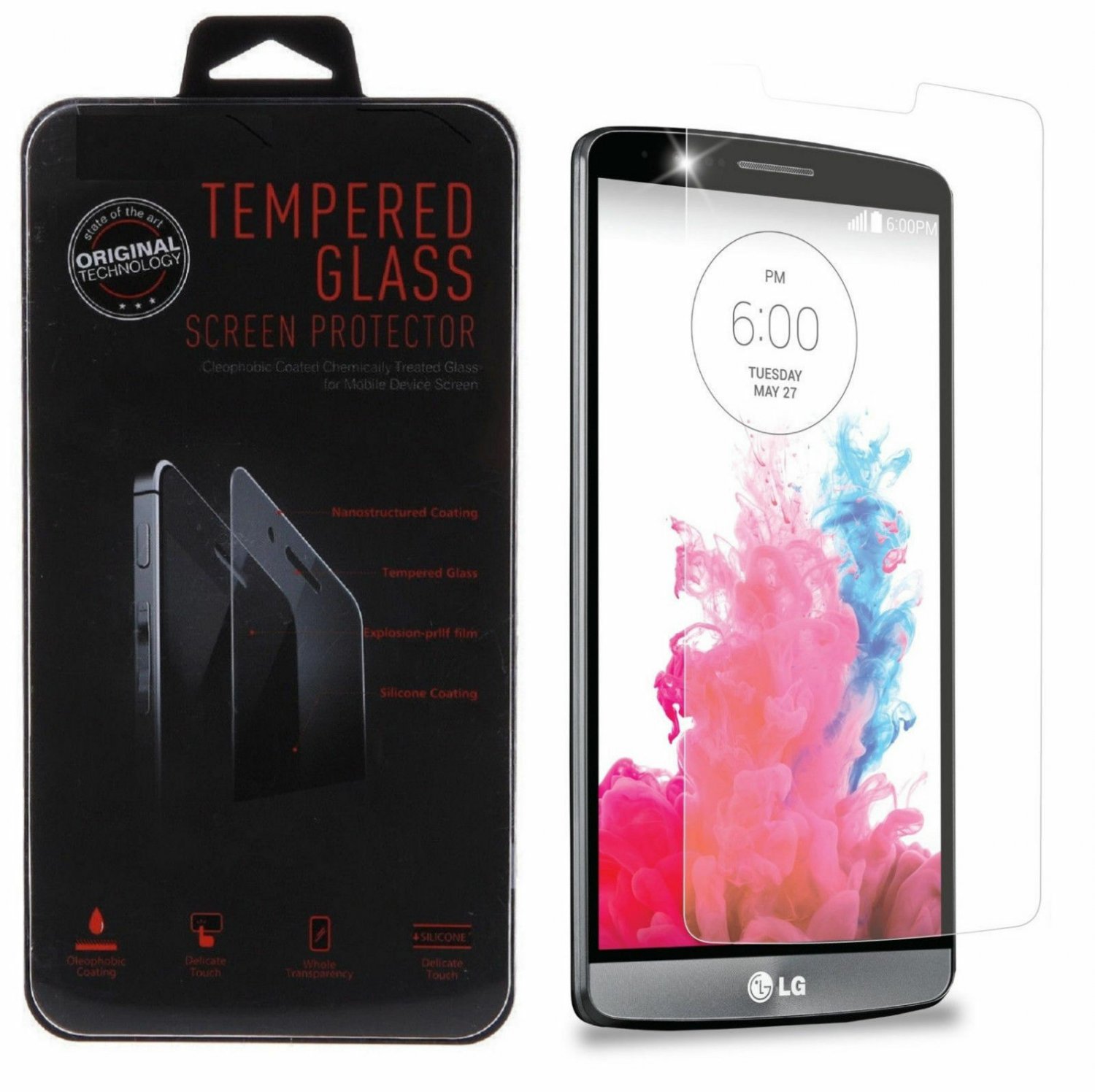 Premium Real Tempered Glass Film Screen Protector for LG Optimus G3