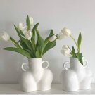 Artificial Body Art Vase Nordic Ceramic Buttock Nude Vase Ornament Office Pen Holder