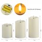 3Pcs/Set Remote Control LED Flameless Candle Lights Battery With Packaging