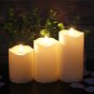 3Pcs/Set Remote Control LED Flameless Candle Lights Battery With Packaging