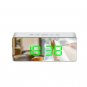 LED Mirror Alarm Clock Digital Snooze Table Clock Wake Up Light Electronic Large Time Temperature