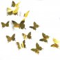 Butterfly Mirror Wall Sticker Art Removable Wedding Decoration Kids Room Decoration Sticker
