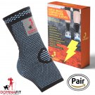 Ankle Compression Sleeves, Blue X-Large