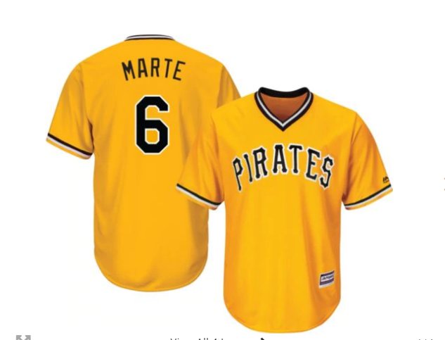 Pirates marte jersey Clearance