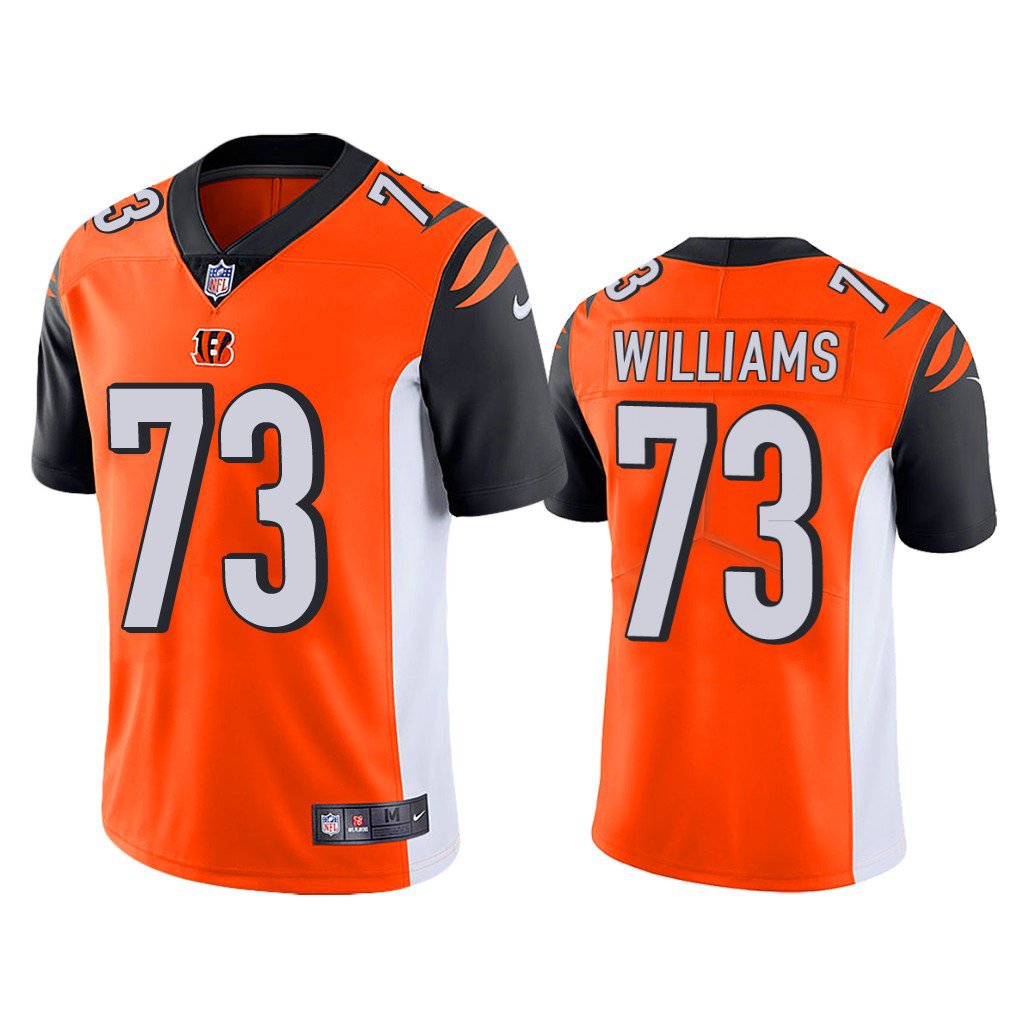 Youth Cincinnati Bengals #73 Jonah Williams Orange Color Rush Limited ...