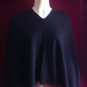 100% Cashmere V neck Poncho