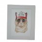 Hipster Cat Art print. Feelin' Paw-Some  20 x 16"